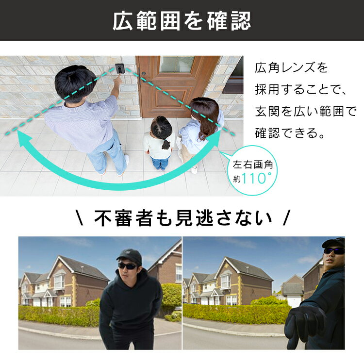 アイリスオーヤマ テレビドアホン TD-SM3010-WSH