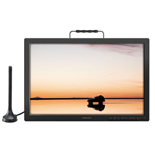 楽天市場】グリーンハウス GREEN HOUSE 14型 ポータブルテレビ