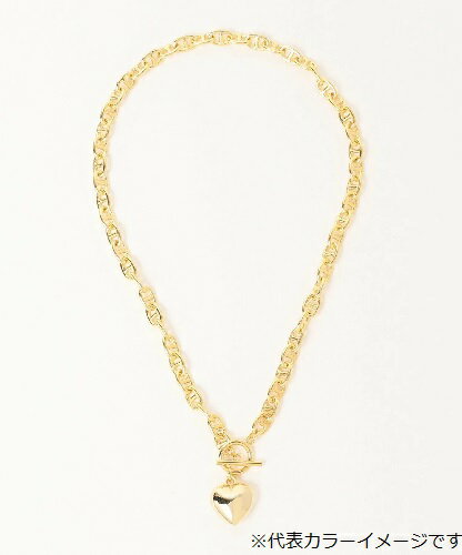 マリンチェーン マンテル ハート ネックレス