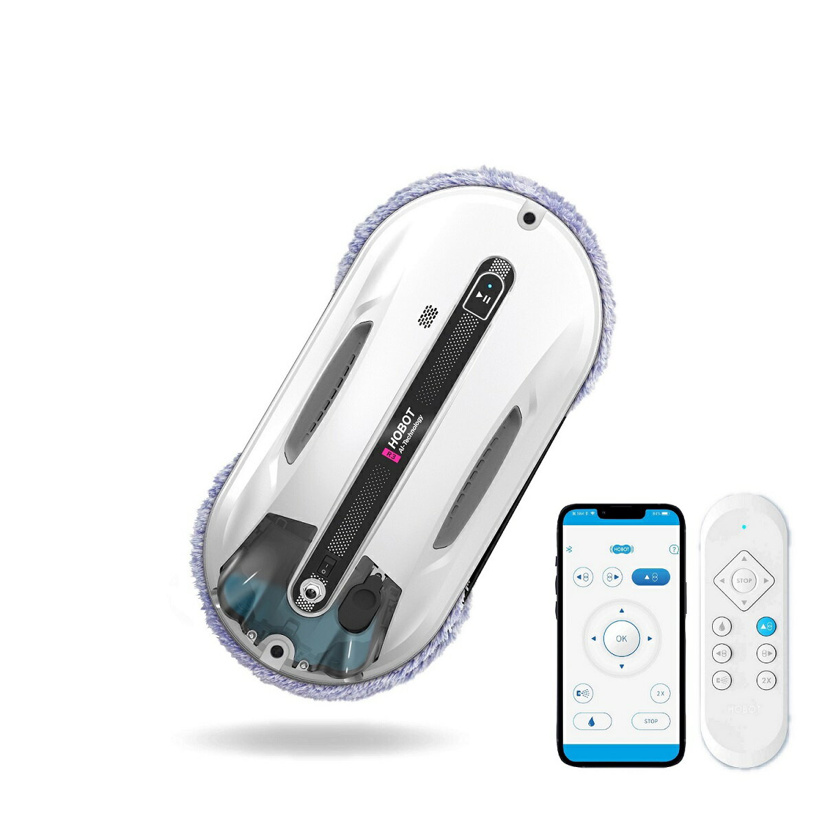 楽天市場】LIXIL HOBOT 全自動窓掃除ロボット ホワイト HOBOT-2S