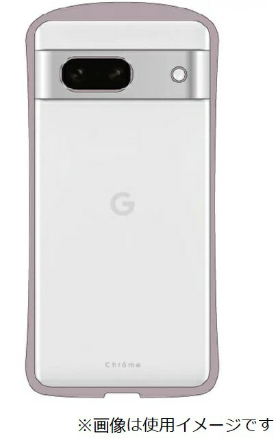 NATURALdesign Google Pixel 7a用耐衝撃背面型ケース Chrome-CLEAR ココア GP7A-CHC10