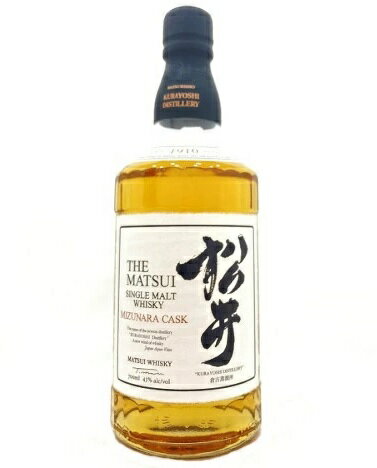 松井酒造 シングルモルトウイスキー ミズナラ カスク 43° 700ml