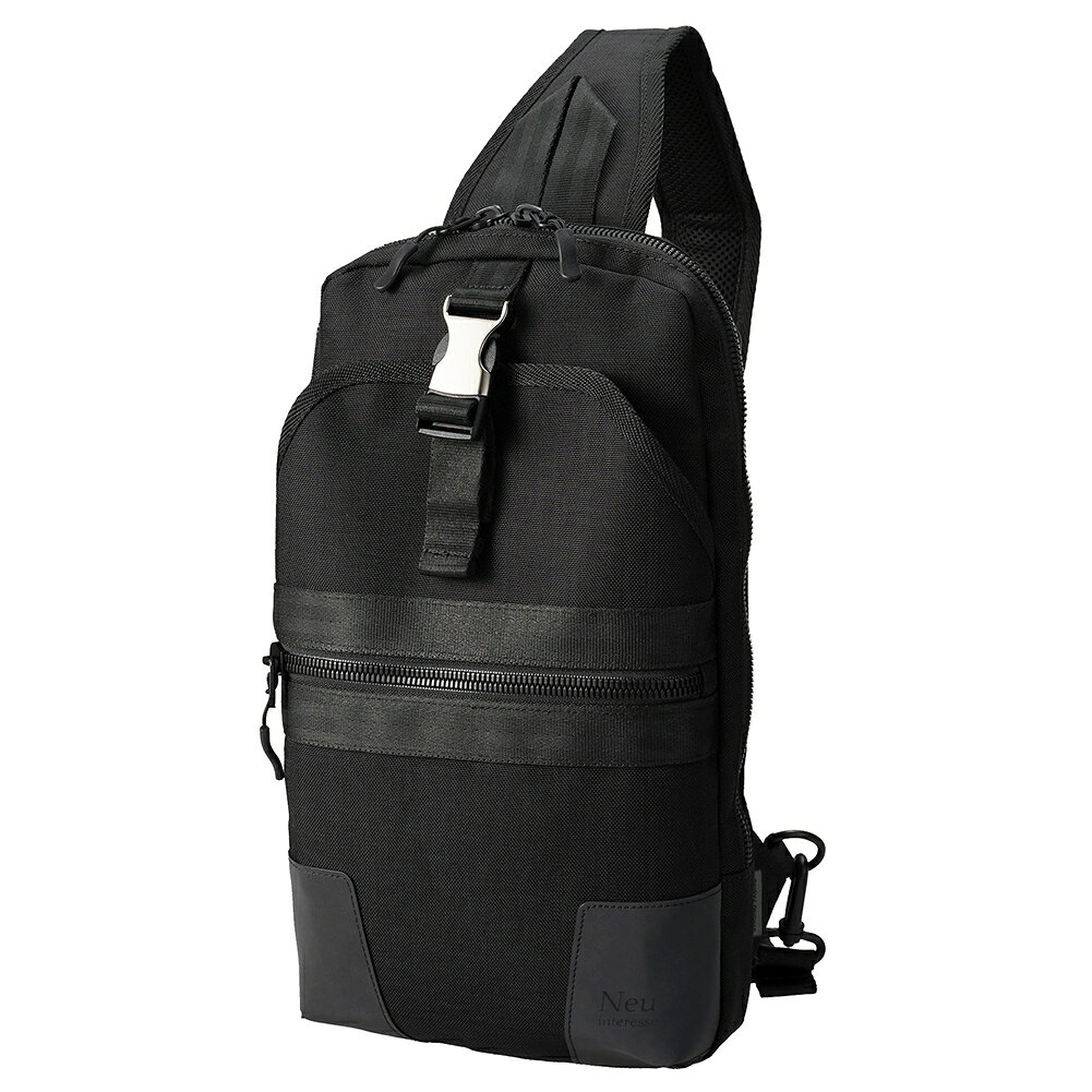 MORPHO・Neu interesse レープハフト ボディバッグ Lサイズ ブラック 3428
