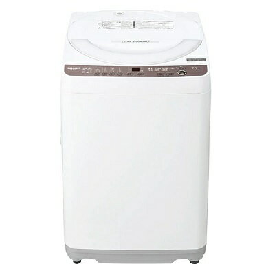 SHARP 洗濯機 ES-GE7G-W 7kg 2023年製 家電のび ES-GE7G｜洗濯機：シャープ
