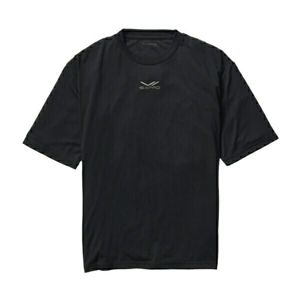 MTG｜エムティージー SIXPAD Recovery Wear Sleep Top Short Sleeve LL シックスパッド リカバリーウェア スリープトップ 半袖 ブラック SO-AR-03D-LL ユニセックス /2Lサイズ