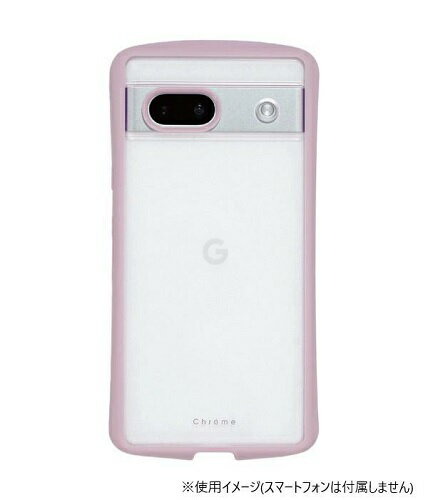 NATURALdesign Google Pixel 8a用 ワイヤレス充電対応背面型ケース CHROME-CLEAR ココア GP8A-CHC10