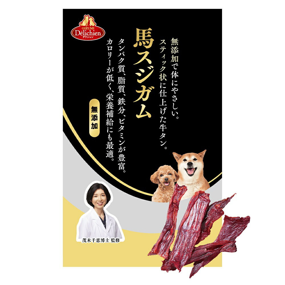 デリシャン 犬のおやつ 馬スジガム 60g