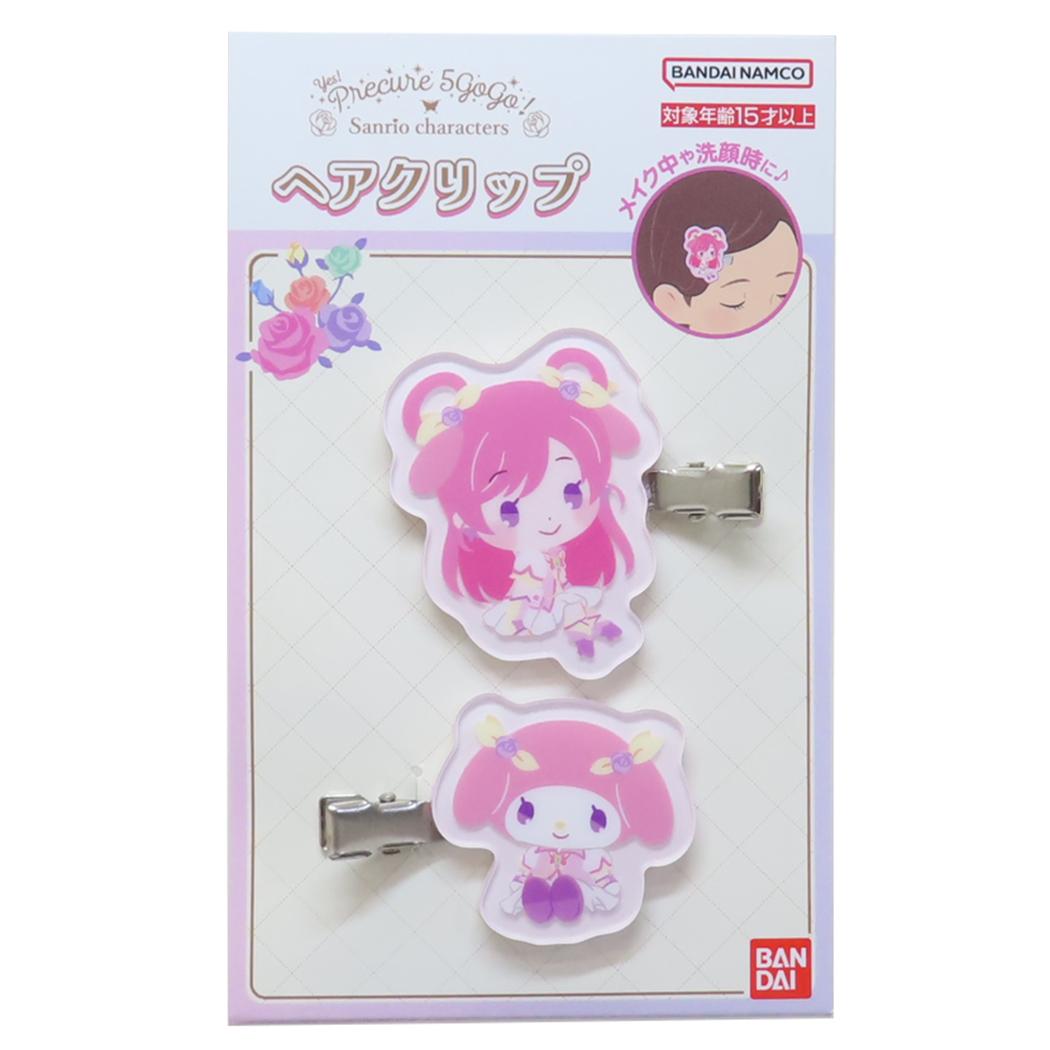 Yes！ プリキュア5 GoGo！xサンリオキャラクターズ ヘアアクセ ヘアクリップ キュアドリームxマイメロディ バンダイ 前髪クリップ