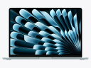 APPLE アップル MDVQ4J/A MacBook Air Liquid Retinaディスプレイ macOS 15.0~15.5型 インチ Apple M5 メモリ16GB SSD 512GB 2880×1620~1920 Webカメラ有り Bluetooth v6.0 Office無し 1.0~1.5kg ブルー系