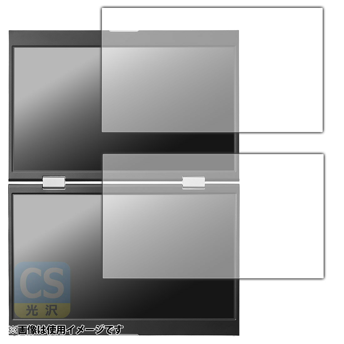 PDA工房 I-O DATA LCD-YC1412DXシリーズ 対応 Crystal Shield 保護 フィルム 光沢 日本製 120PDA60558071