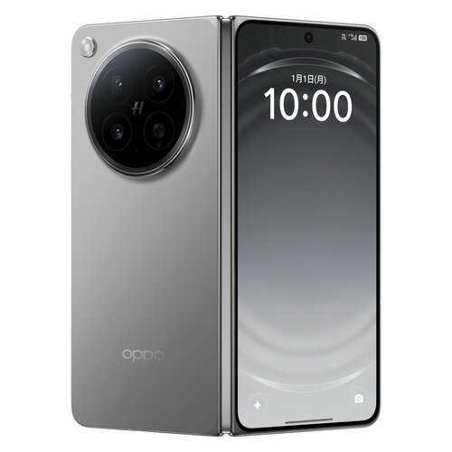 OPPO オッポ Find N6 ステラチタニウム 8.12/6.62型 16/512GB SIMフリースマートフォン 折りたたみ CPH2765 ST CPH2765ST