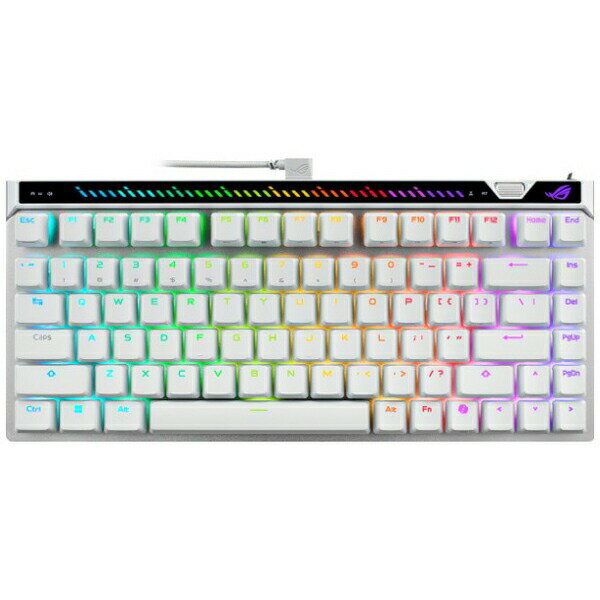 ASUS キーボード ROG FALCHION ACE 75 HE HFX V2X White