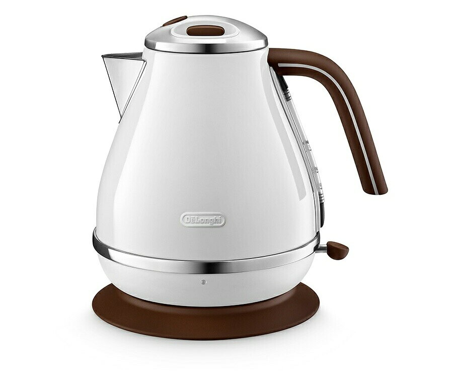 電気ケトル デロンギ アイコナ・ヴィンテージ アンティークホワイト KBOV1240J-WH 電気ケトル  delonghi 公式 電気ケトル おしゃれ ケトル 湯沸かしケトル
