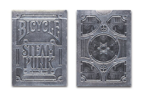 【トランプ】BICYCLE STEAM PUNK SILVER（バイスクル スチームパンク シルバー）