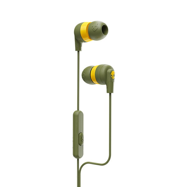 SKULLCANDY カナル型イヤホン INK’D+ OLIVE