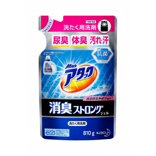 花王 アタック　消臭ストロングジェル　詰替８１０ｇ×１５