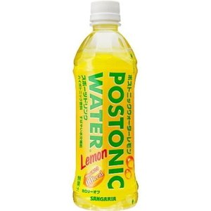 サンガリア ポストニックウォーター スポーツドリンク レモン 500ml