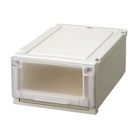収納ケース フィッツ ユニットケース 3520 幅35*奥行55*高さ20cm カプチーノ(2コ入)