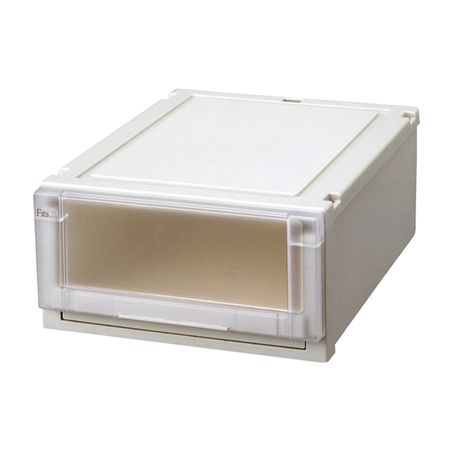 収納ケース フィッツ ユニットケース 4020 幅40*奥行55*高さ20cm カプチーノ(2コ入)