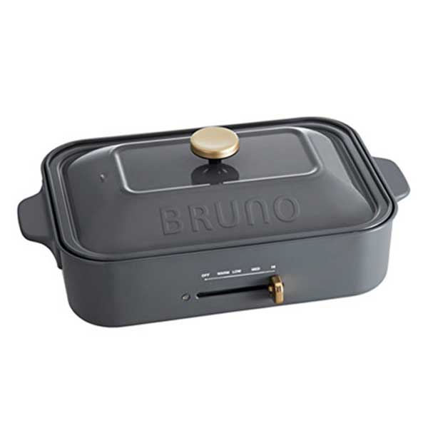 楽天市場】BRUNO BRUNO コンパクトホットプレート スモーキーグリーン