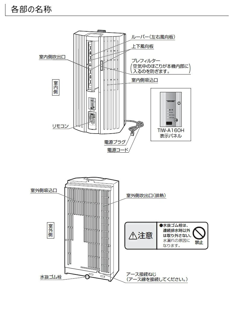 楽天市場】トヨトミ TOYOTOMI 窓用エアコン TIW-A160J(W) | 価格比較