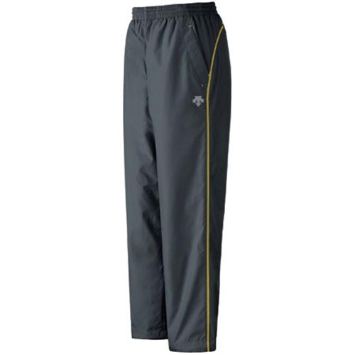 DS-DTM3910P-CHY-L デサント ウインドウェア 男女兼用 チャコール×イエロー・サイズ：L WINDBREAKER PANTS 裏トリコット DTM-3910P