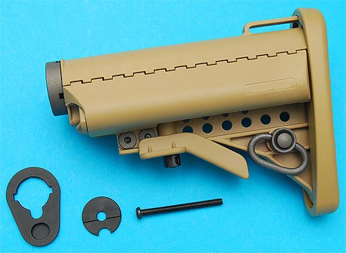 G&P GP915S AEG Mod バットストック SAND サンド マルイ & G&P M4 / M16 メタルフレー…