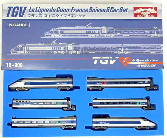 KATO Nゲージ 10-909 TGV フランス-スイスタイプ 6両セット 楽天市場】カトー Nゲージ（車両） TGV フランス-スイスタイプ 6両