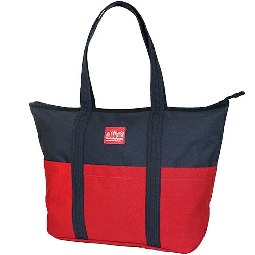 マンハッタンポーテージ Manhattan Portage トンプキンス トート バッグ Tompkins Tote Bag D.Navy/Red Lサイズ MP1337Z