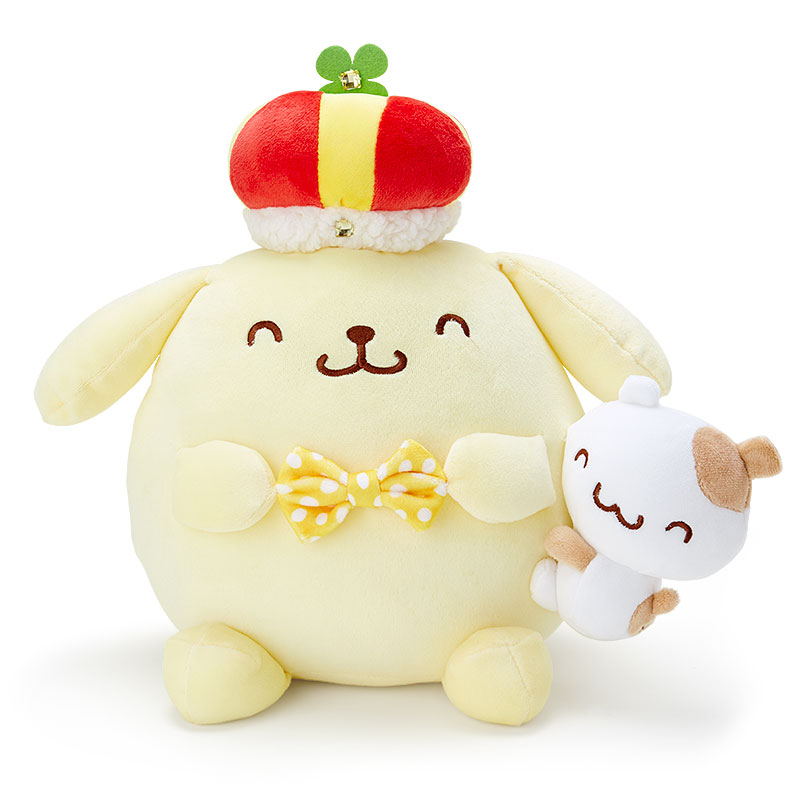 楽天市場】KThingS ポムポムプリン ムニュムニュぬいぐるみ 王冠 L