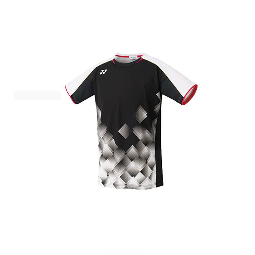 美品 YONEX バドミントン日本代表モデル 10349 ゲームシャツ M 黒 楽天市場】ヨネックス YONEX バドミントンウェア ゲームシャツ