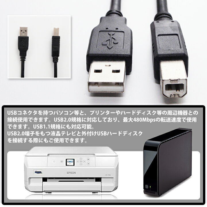 ウルマックス USBケーブル 5m ブラック UL-CAPC008