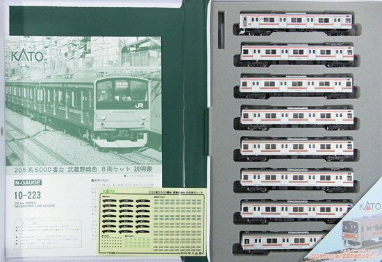 楽天市場】カトー カトー N 10-861 209系500番台 武蔵野線 8両セット