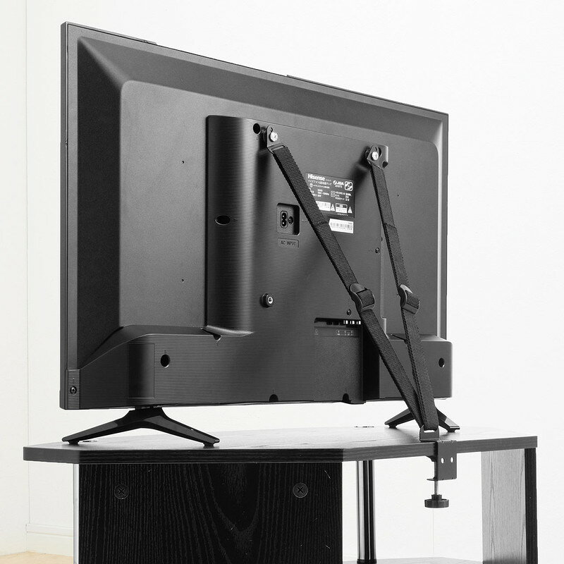 サンワサプライ テレビ転倒防止ベルト100-PL023