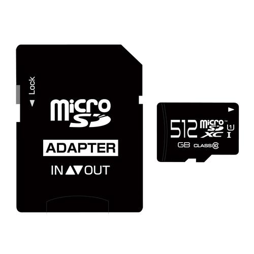 HIDISC microSDXCカード 512GB MFMCSDXC10X512G_BULK