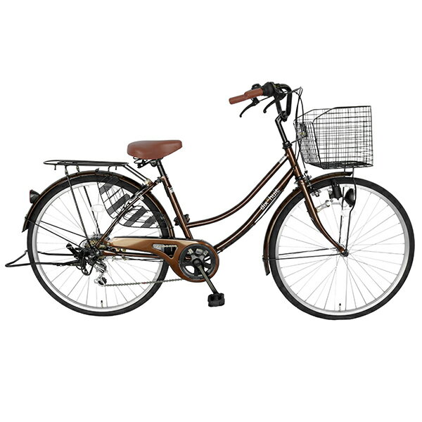 楽天市場】サントラスト 自転車 ママチャリ 軽快車 26インチ 外装6段