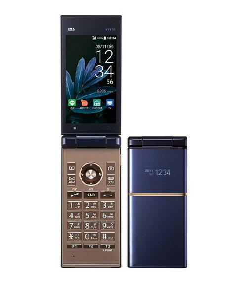 楽天市場】KDDI KYOCERA かんたんケータイ ライト KYF43 シャンパン