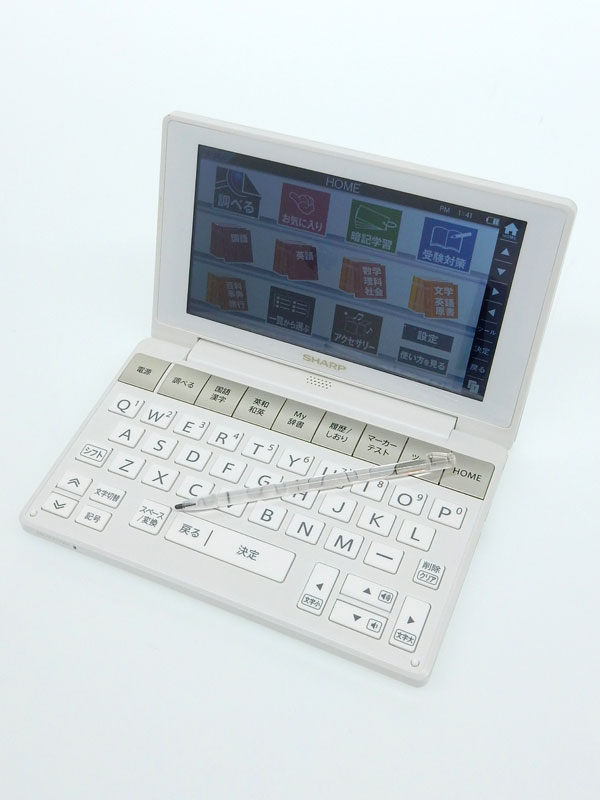 SHARP カラー電子辞書 Brain 高校生モデル ホワイト系 PW-HC6 楽天市場】シャープ シャープ カラー電子辞書Brain 高校生モデル PW