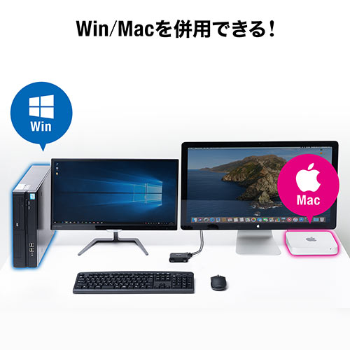 サンワサプライ KVMスイッチ 400-SW032