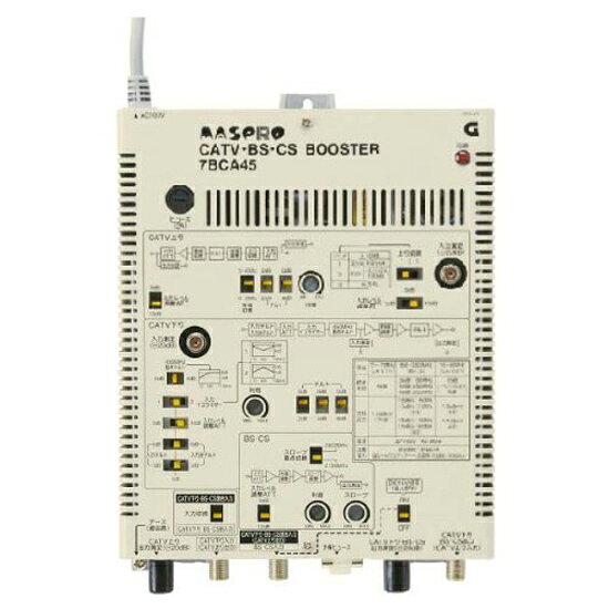 楽天市場】マスプロ電工 マスプロ 双方向 catv 屋内用 hz ブースター