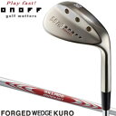 オノフ ONOFF ONOFF FORGED IRON KURO WEDGE ウェッジ N.SPRO MODUS3 WEDGE105 0165540417 9999