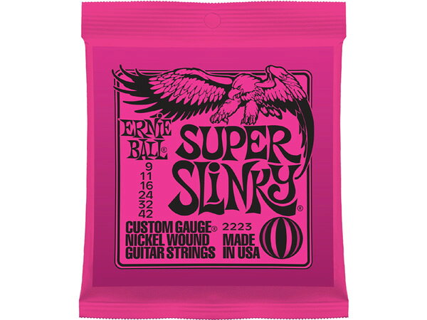ERNIE BALL 2223 SUPER SLINKY エレキギター弦 アーニーボール