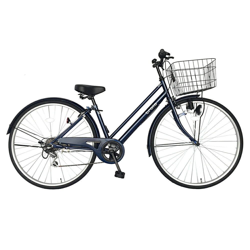 楽天市場】サントラスト サントラスト自転車 シティサイクル ネイビー
