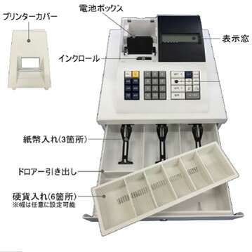 夏*ん様 【動作良好】テンポスレジスター 小型 シンプル TBRS-4B レジス 5d3f61d6dc11a62acd2d16d9b4d4a7