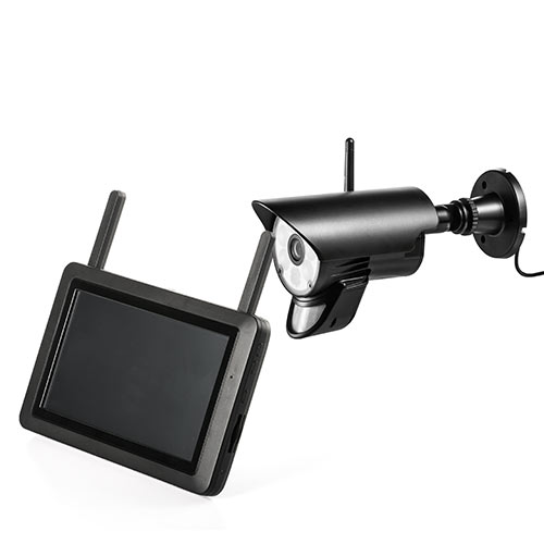 楽天市場】朝日電器 ELPA ワイヤレスカメラ モニターセット CMS-V4001