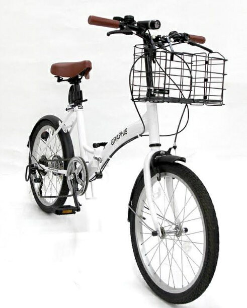 楽天市場】池商 GRAPHIS(グラフィス) 折りたたみ自転車 20インチ 6段