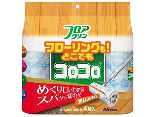 ニトムズ スペアテープ コロコロ フロアクリン スカットカット 4巻入