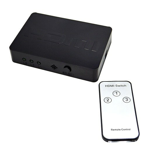 コンパクトhdmi切替器ssa shdm-hd13k hdmi切替器  力1出力 1080dpi リモコン付き