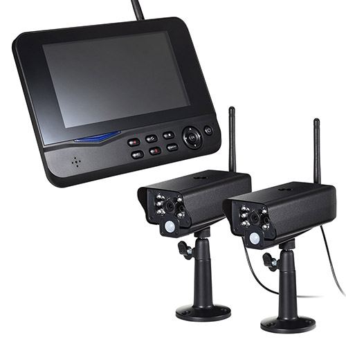 楽天市場】yeskamo 防犯カメラセット 12インチモニター一体型+カメラ