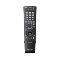 SHARP/シャープ 液晶テレビ用 リモコン ブラック系 0106380377